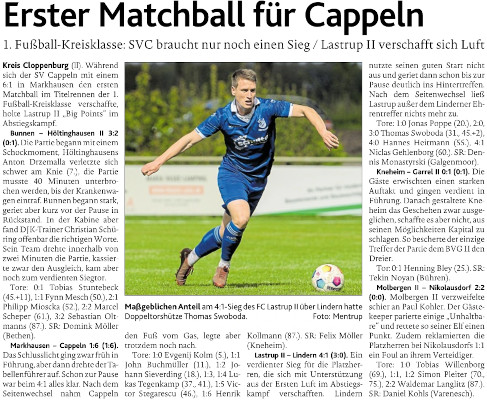 Herren: Kneheim - Garrel II 0:1 (MT 21.05.2024)